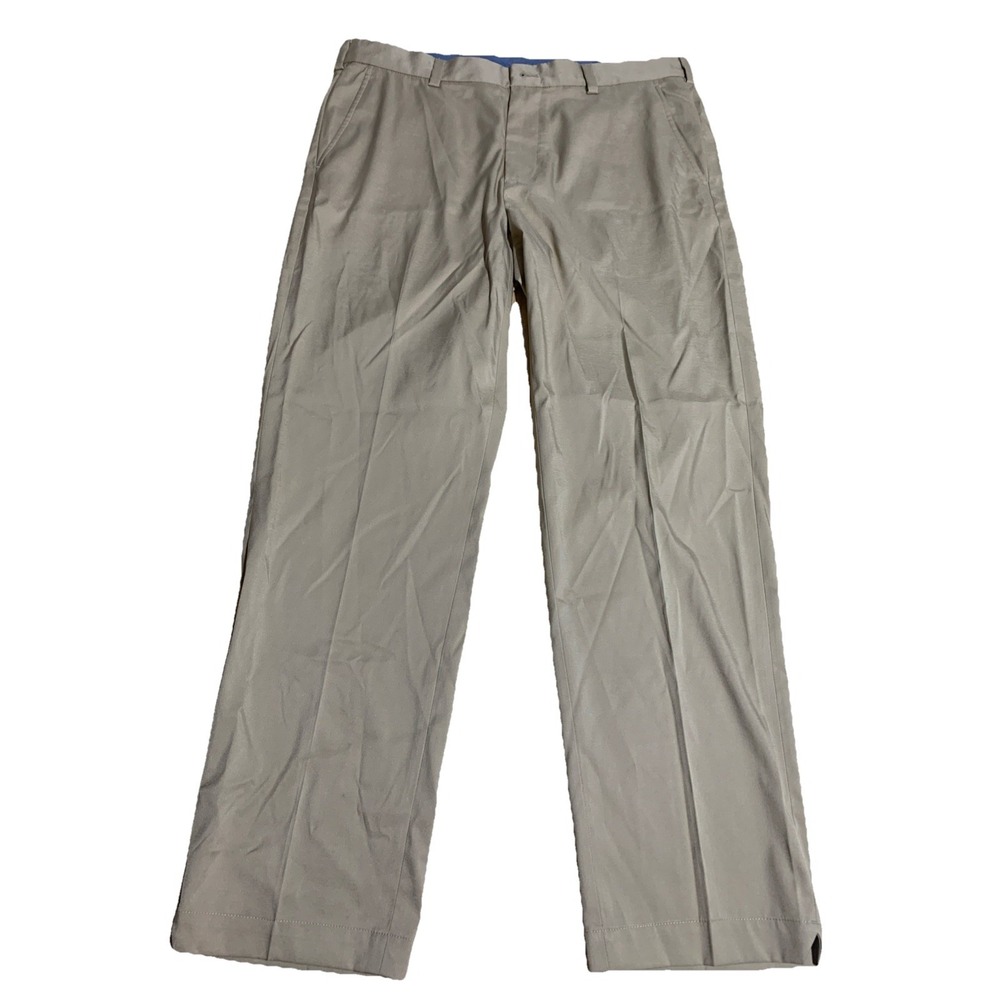 Brooks Brothers Mens Pants 35x30 Chino Straight Leg Khaki Beige/Brown - Picture 1 of 8